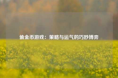 偷金币游戏：策略与运气的巧妙博弈