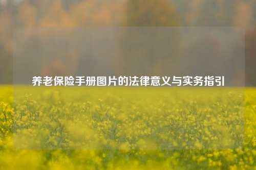 养老保险手册图片的法律意义与实务指引